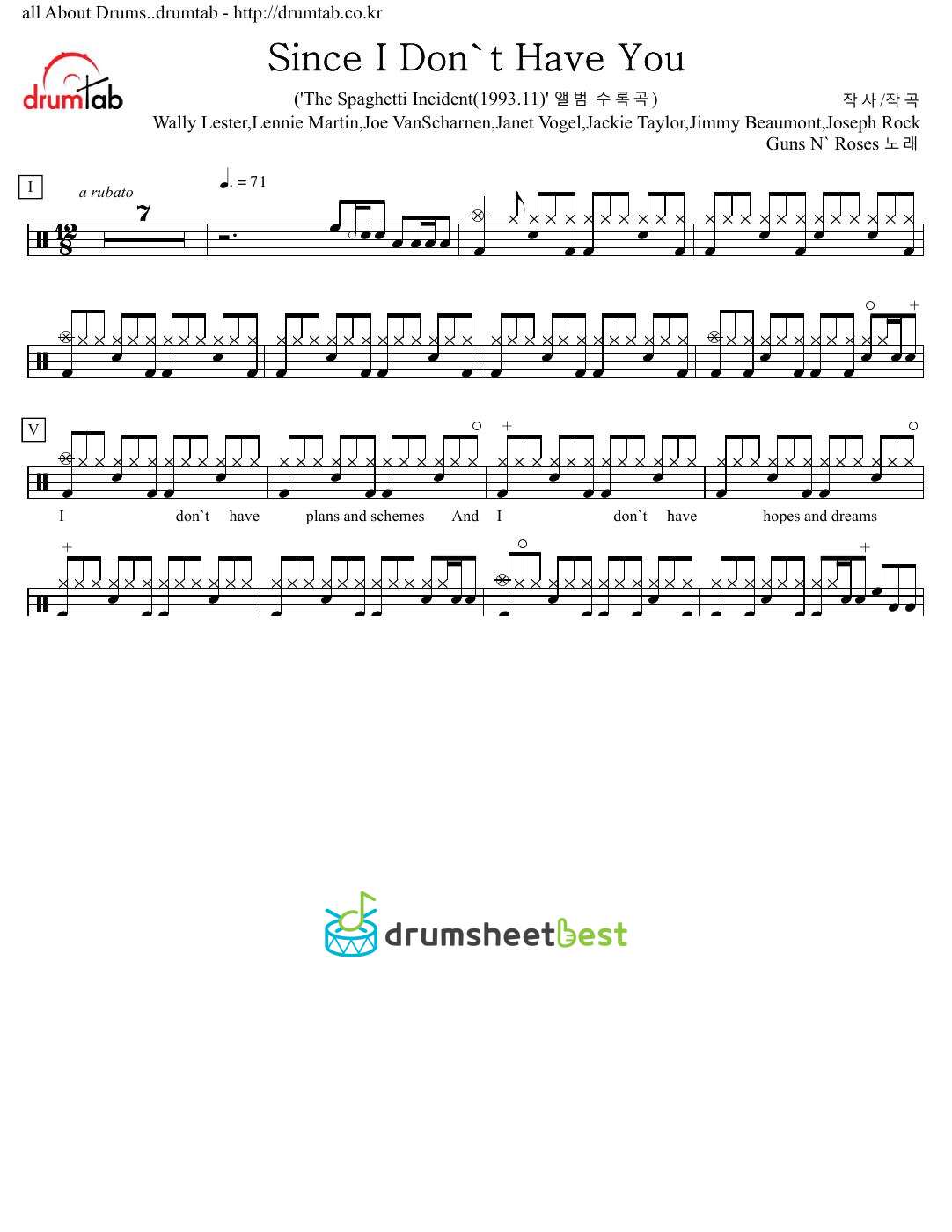 Since I Don't Have You preview page 1