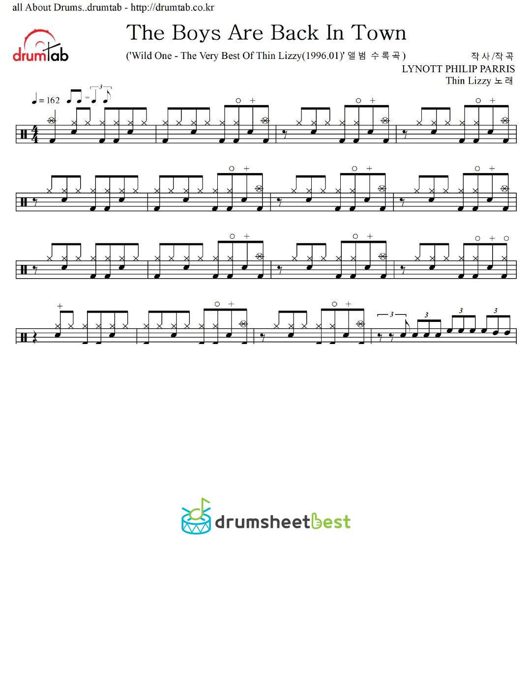 The Boys Are Back In Town preview page 1