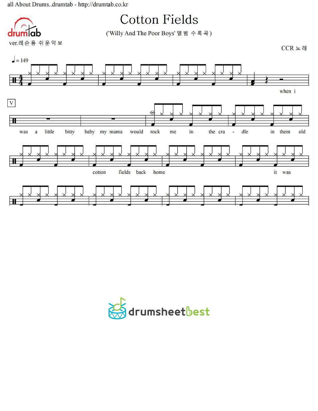 Cotton Fields preview page 1