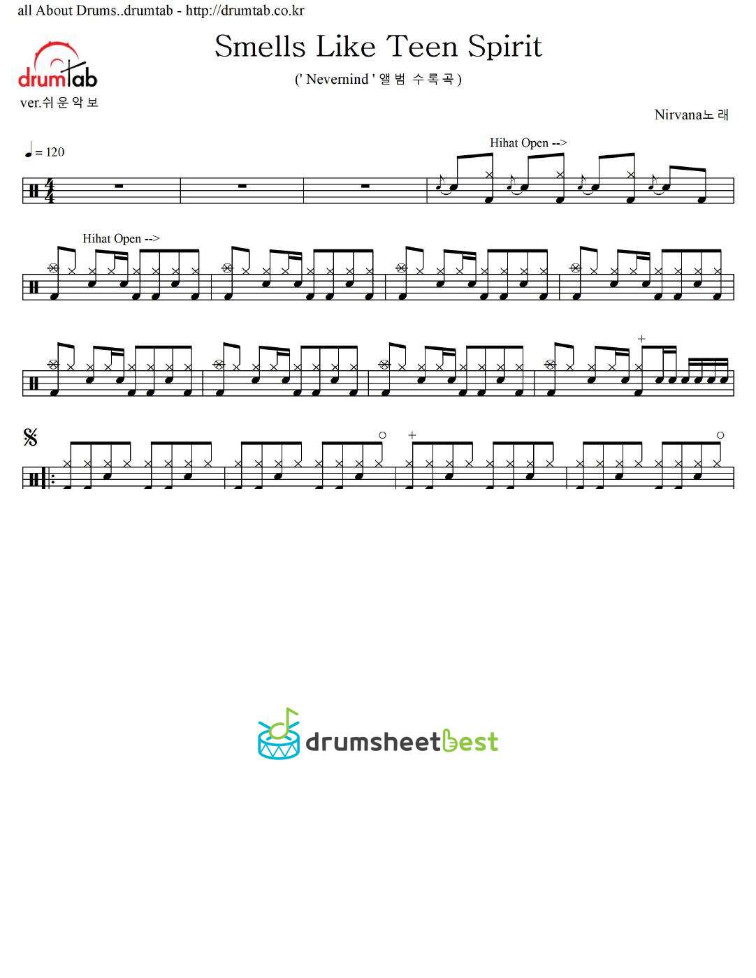 Smells Like Teen Spirit preview page 1