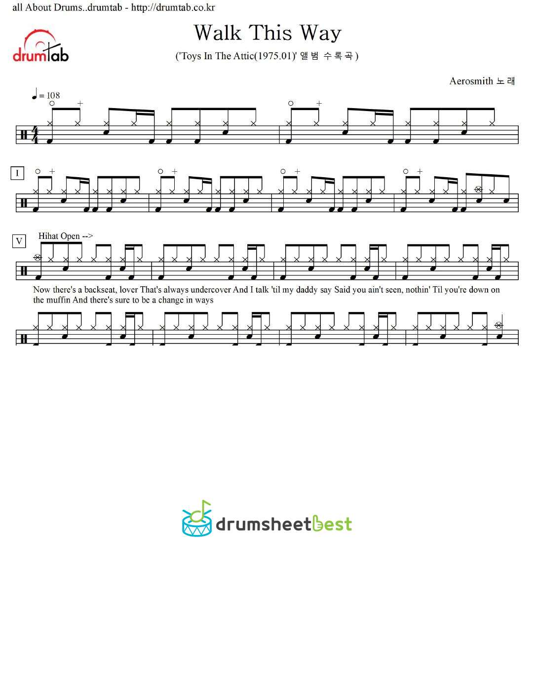 Walk This Way preview page 1