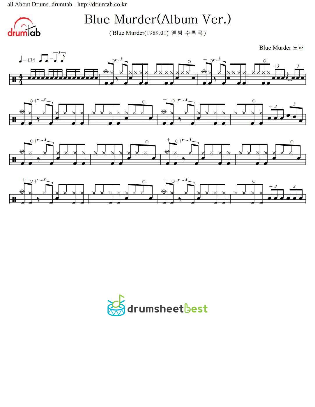 Blue Murder(Album Ver.) preview page 1