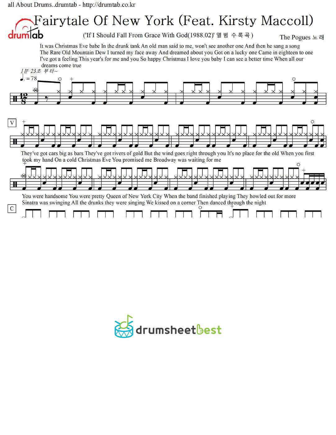 Fairytale Of New York (Feat. Kirsty Maccoll) preview page 1