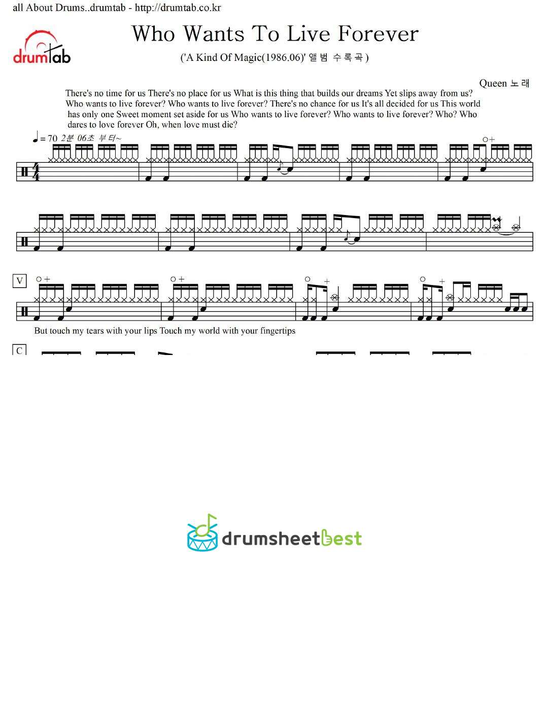 Who Wants To Live Forever preview page 1