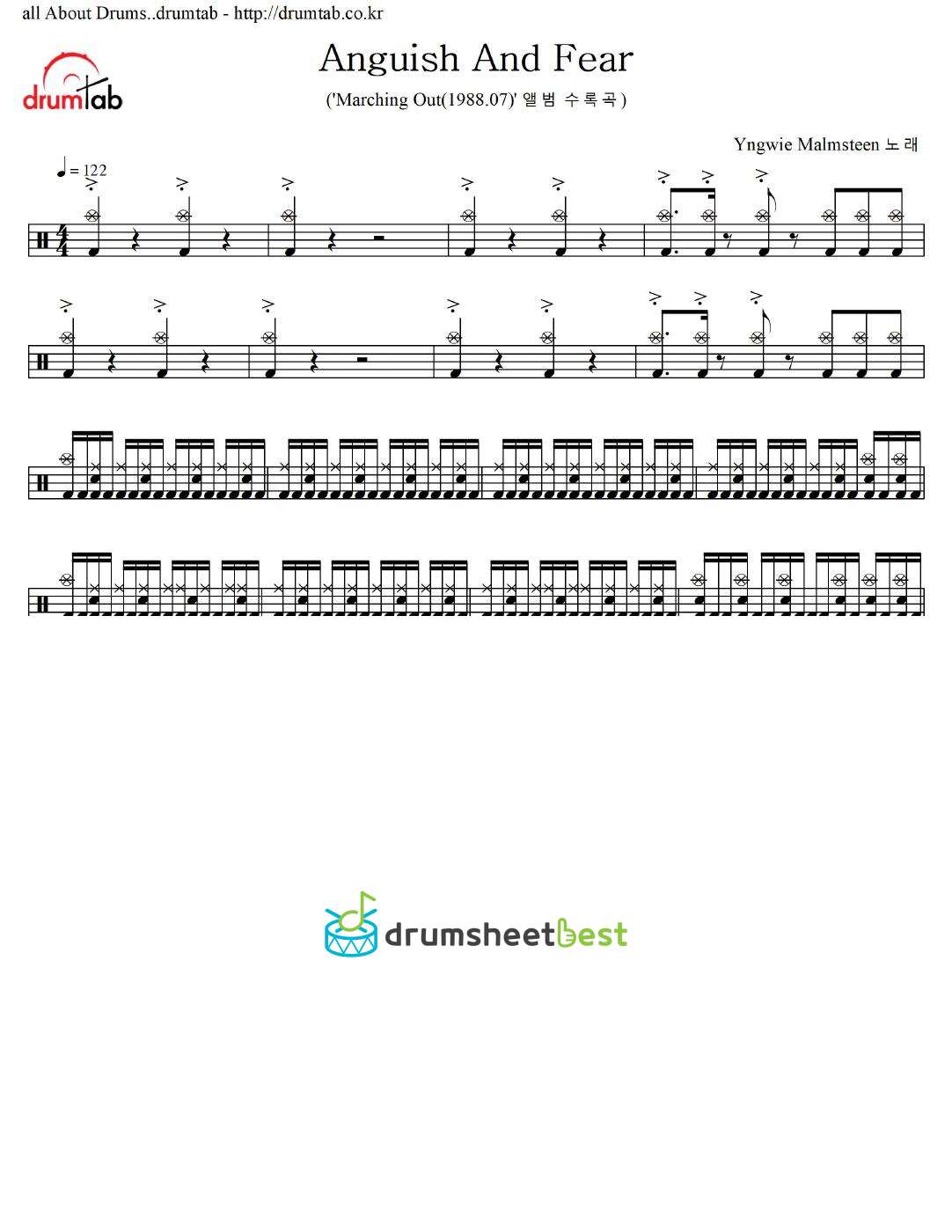 Anguish And Fear preview page 1