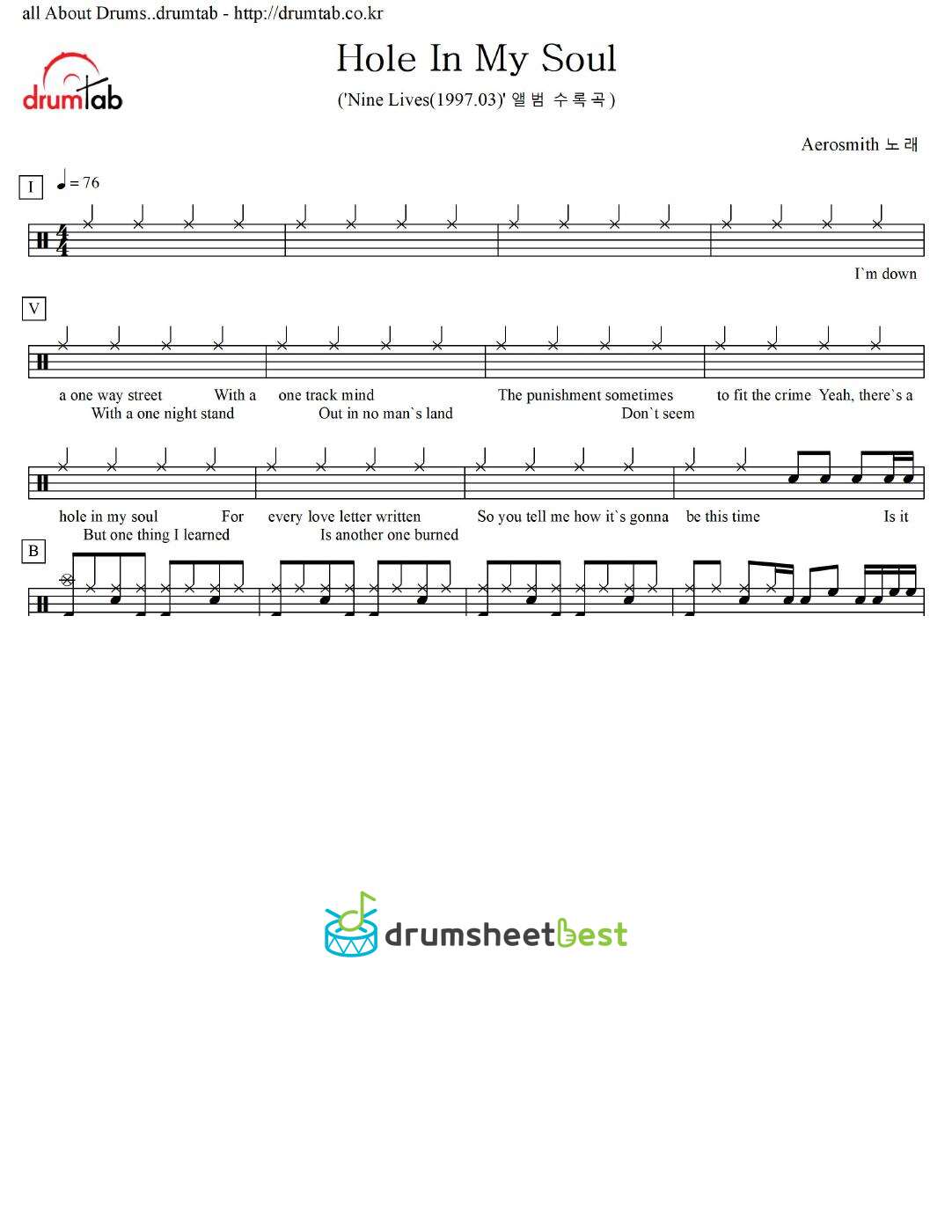 Hole In My Soul preview page 1