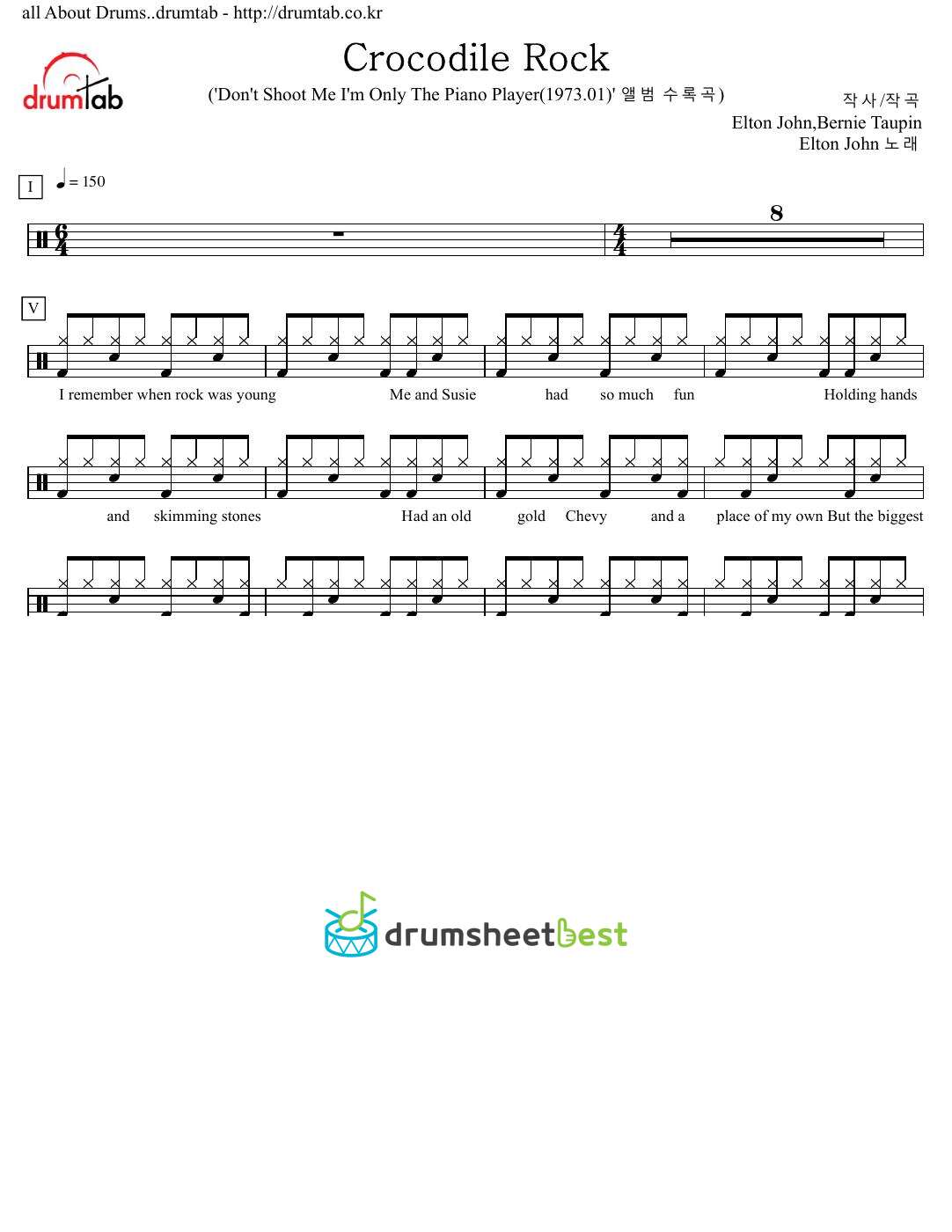 Crocodile Rock preview page 1