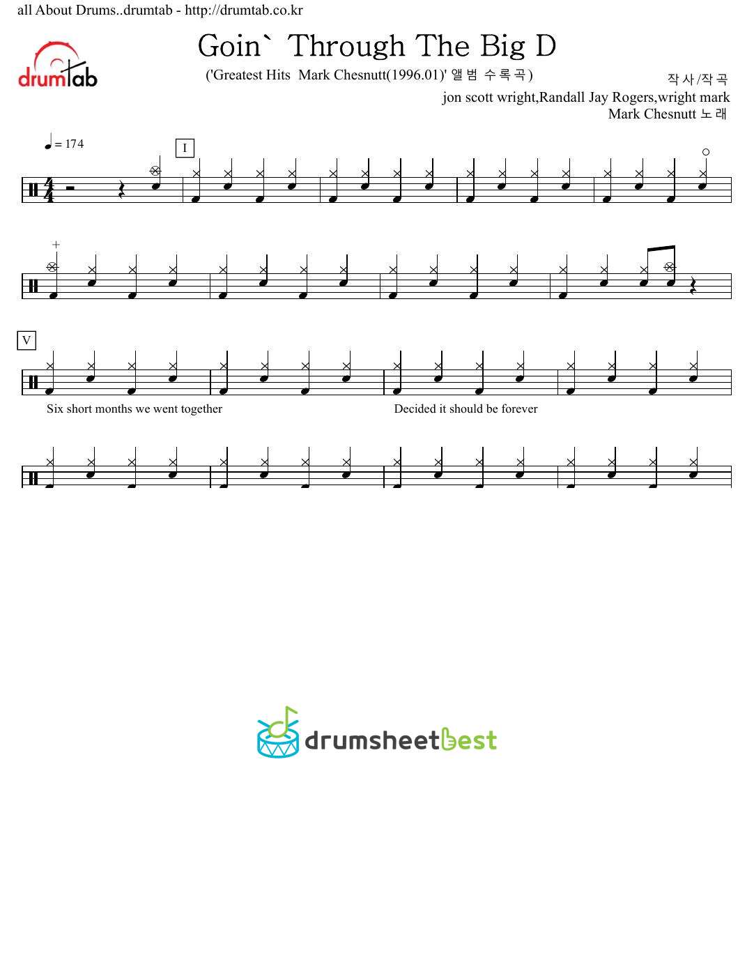 Goin' Through The Big D preview page 1