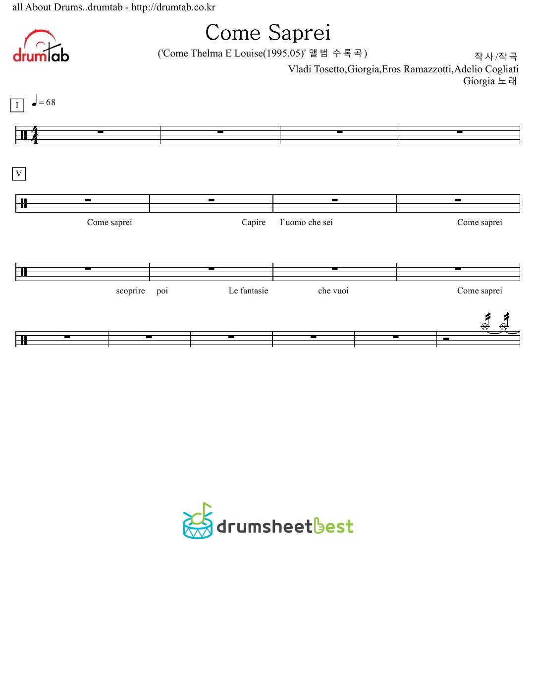 Come Saprei preview page 1