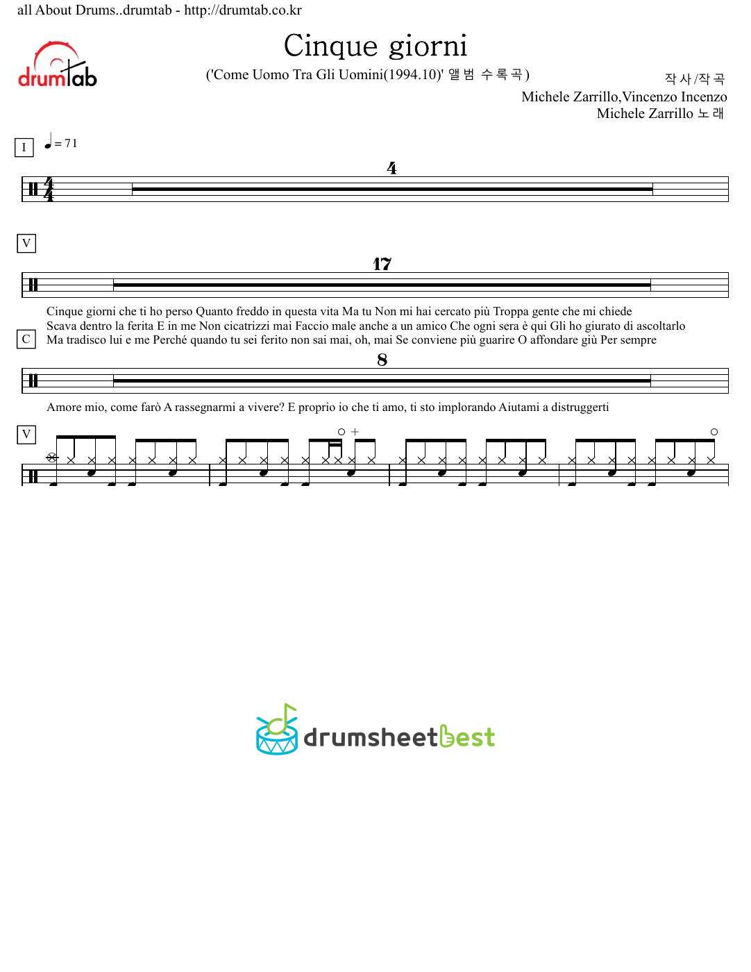 Cinque giorni preview page 1