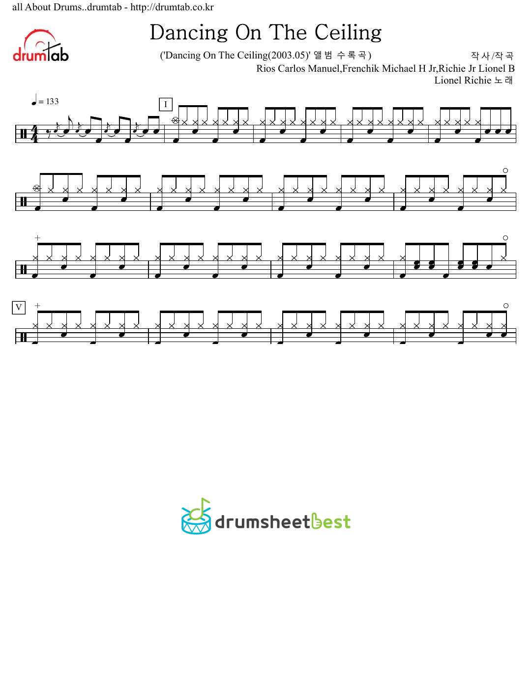 Dancing On The Ceiling preview page 1