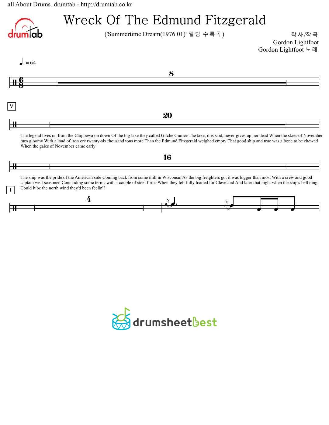Wreck Of The Edmund Fitzgerald preview page 1