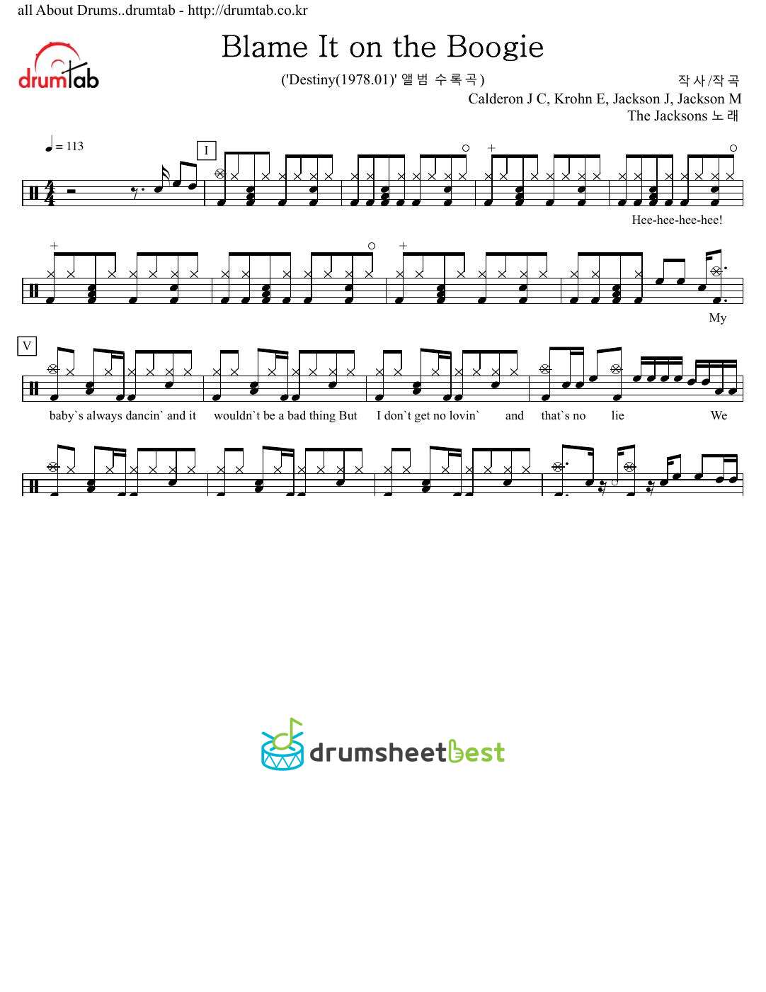 Blame It on the Boogie preview page 1