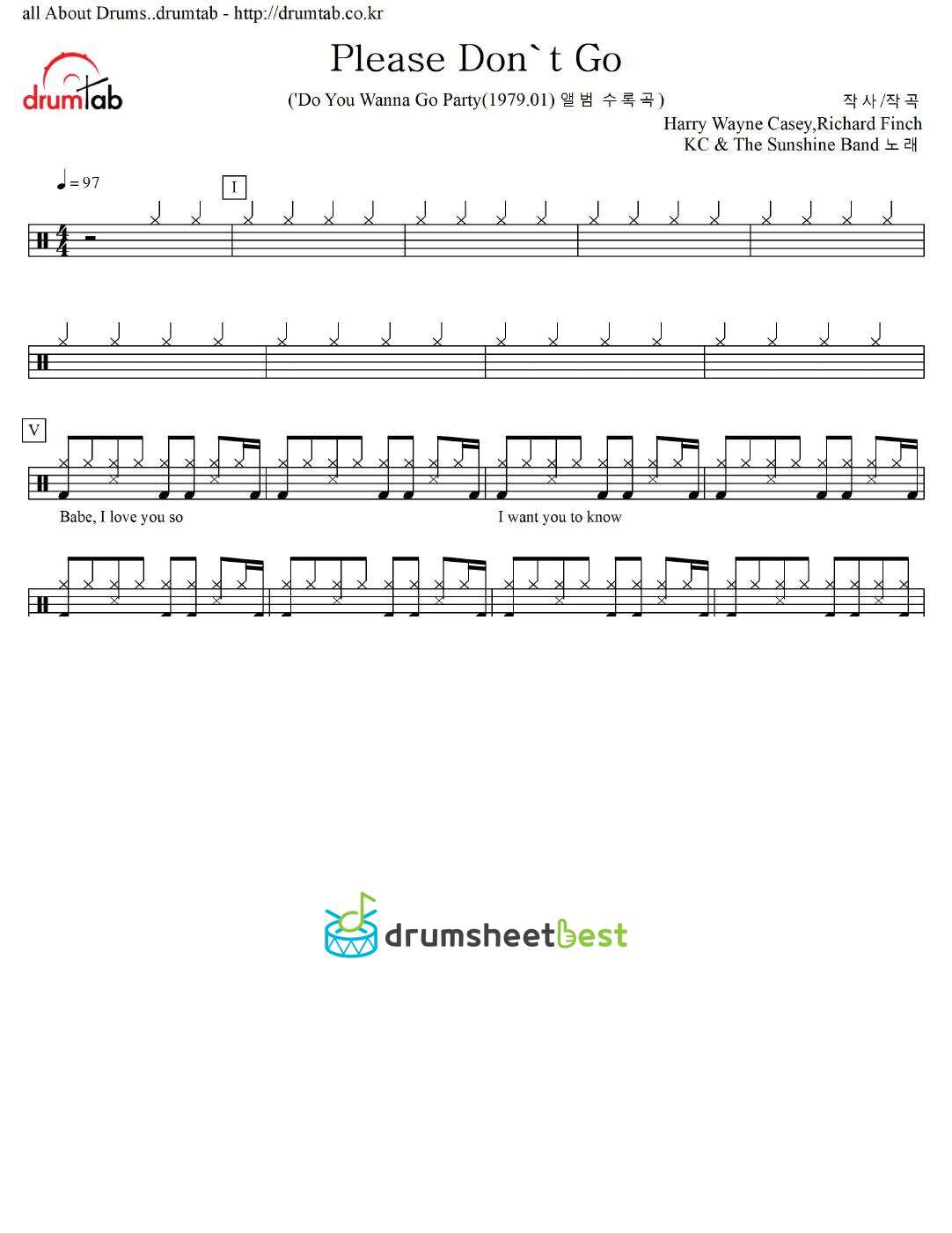 Please Don't Go preview page 1