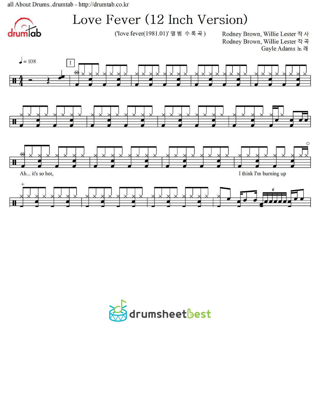 Love Fever (12 Inch Version) preview page 1