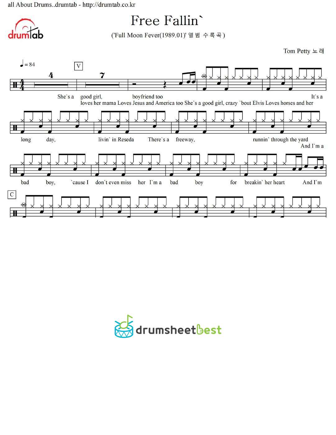 Free Fallin' preview page 1