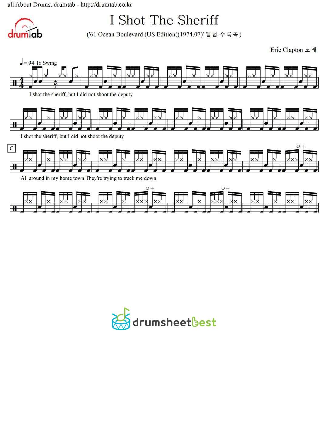 I Shot The Sheriff preview page 1