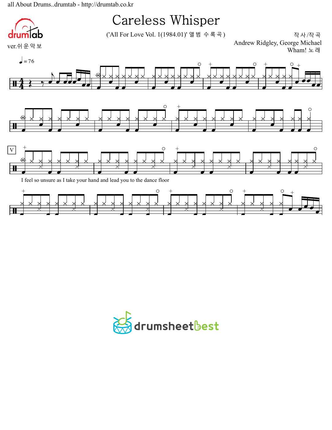 Careless Whisper preview page 1