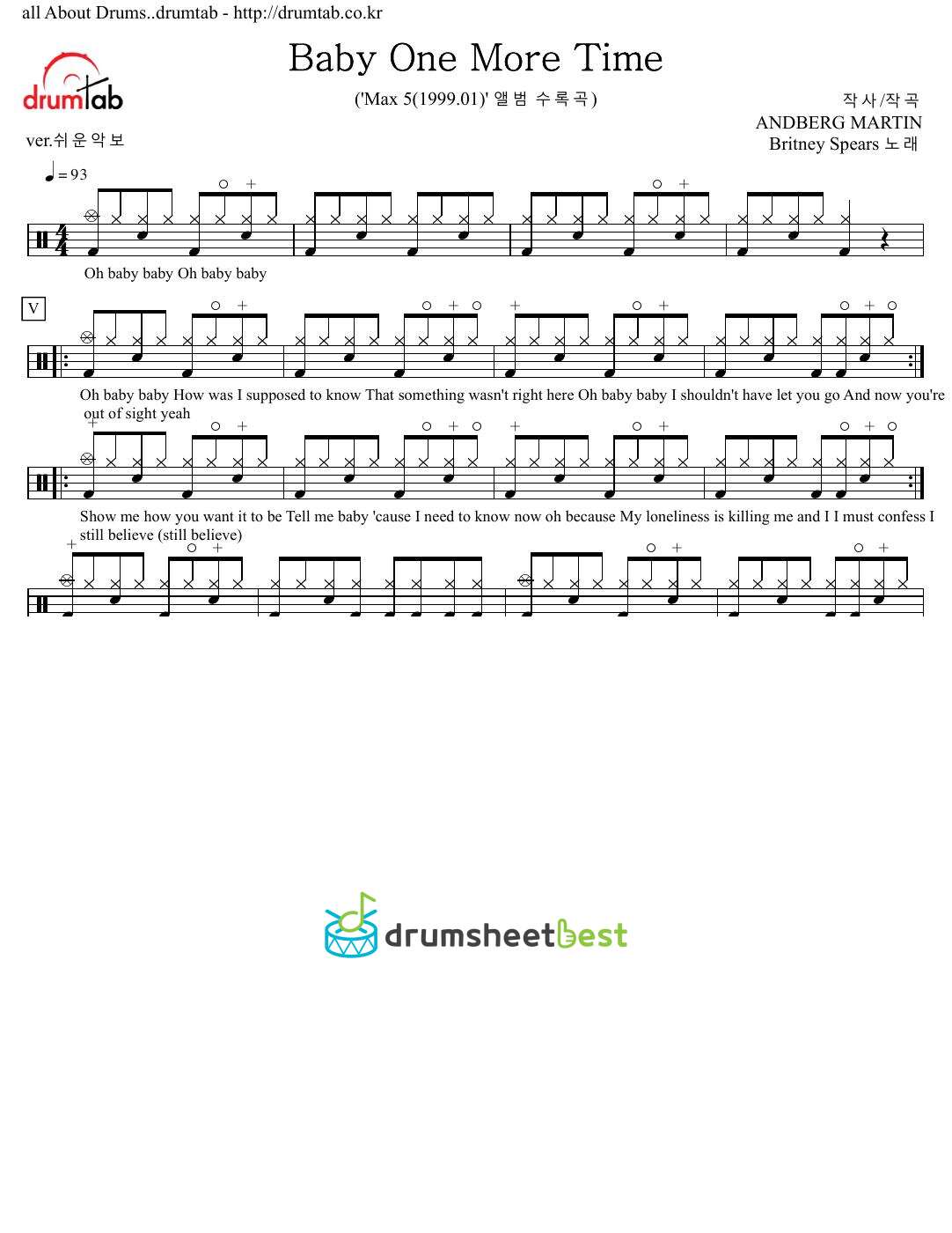 Baby One More Time preview page 1