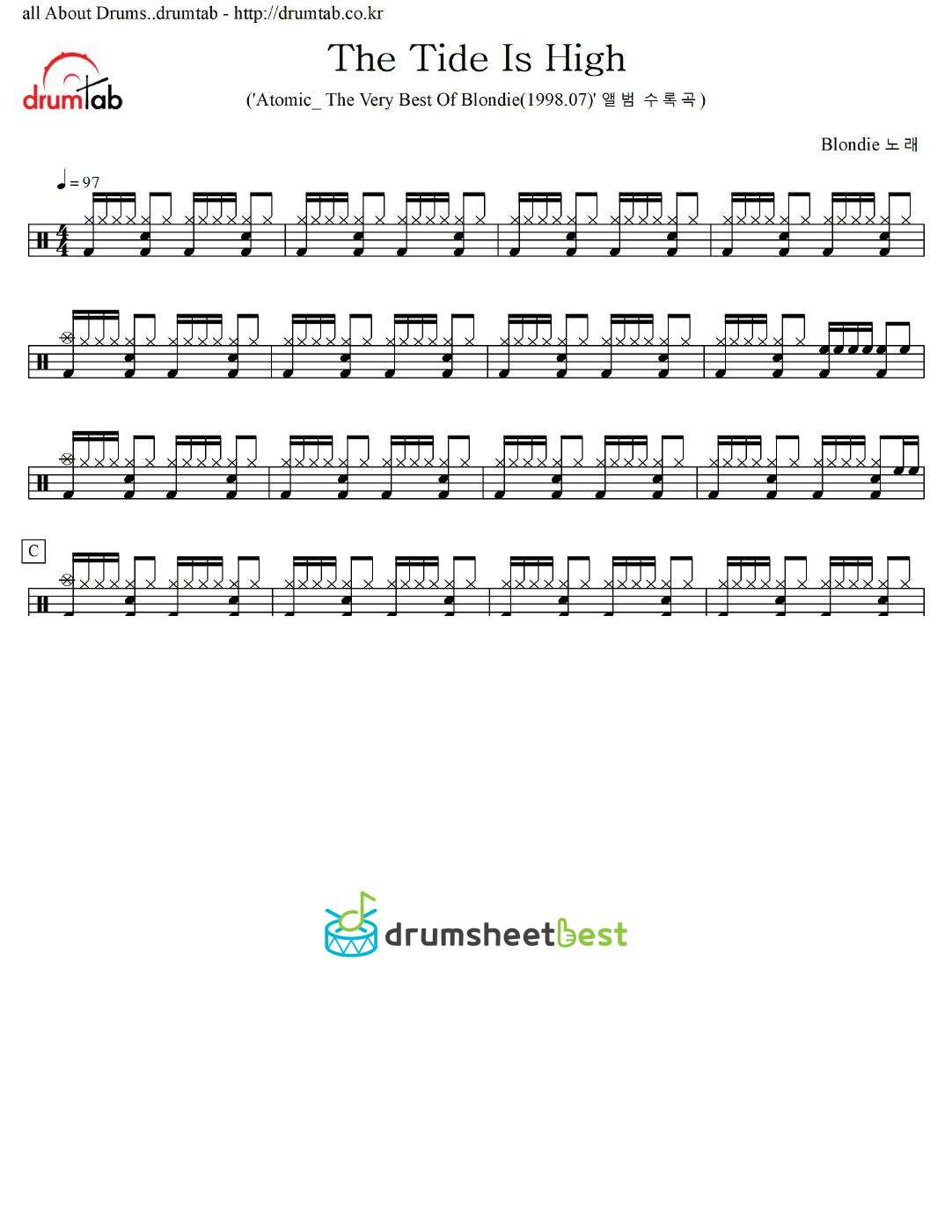 The Tide Is High preview page 1