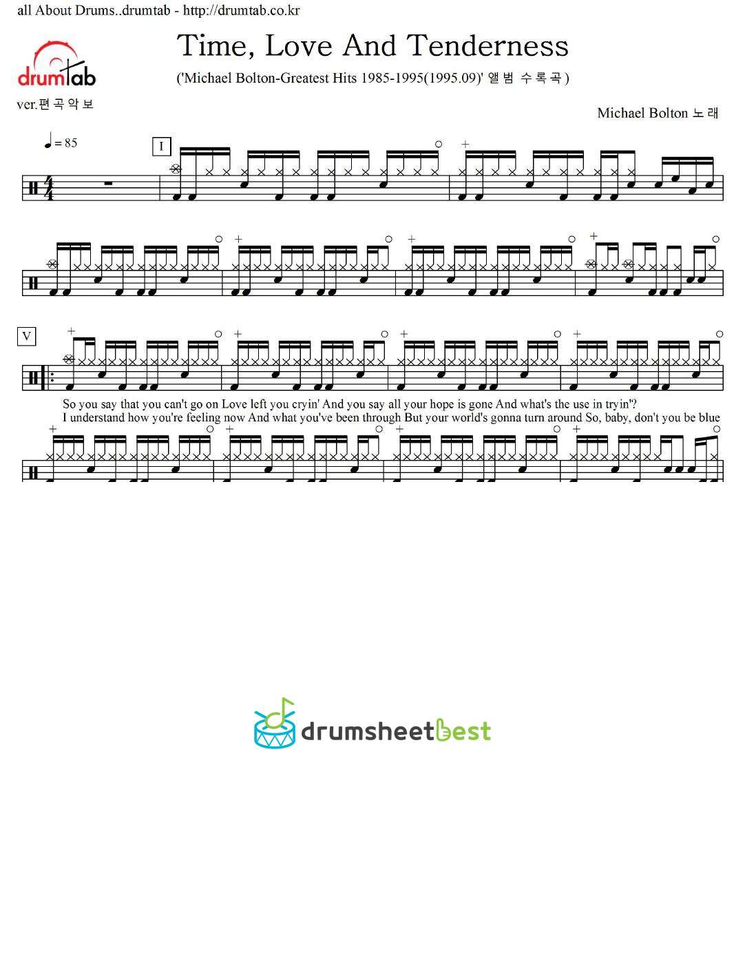 Time, Love And Tenderness preview page 1