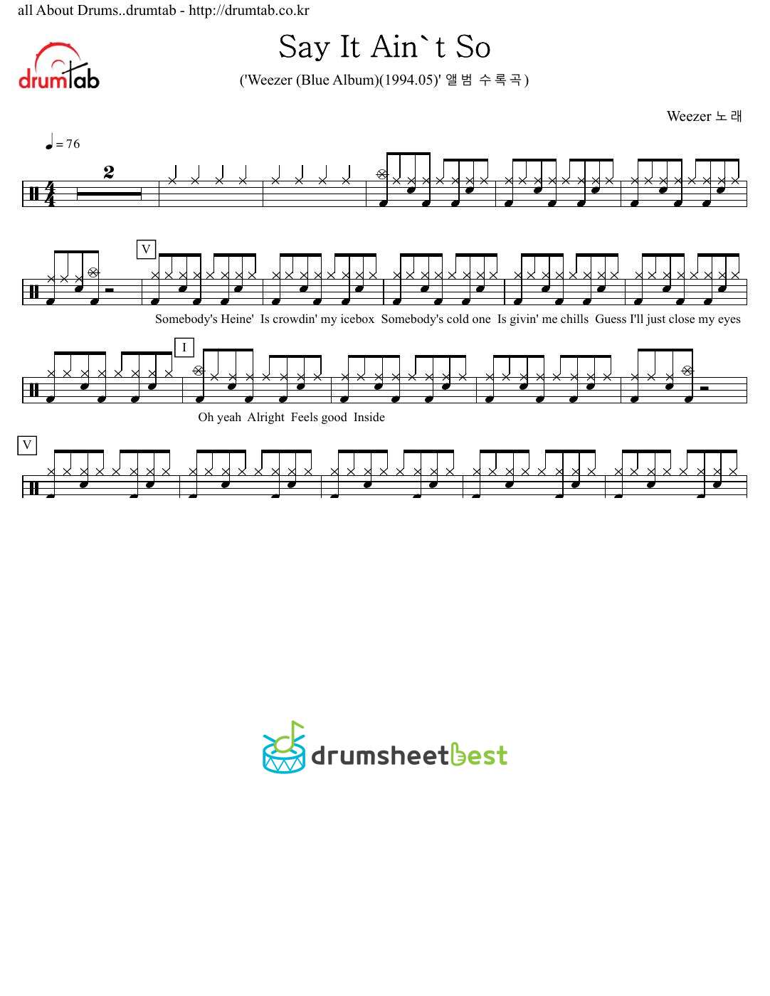 Say It Ain't So preview page 1