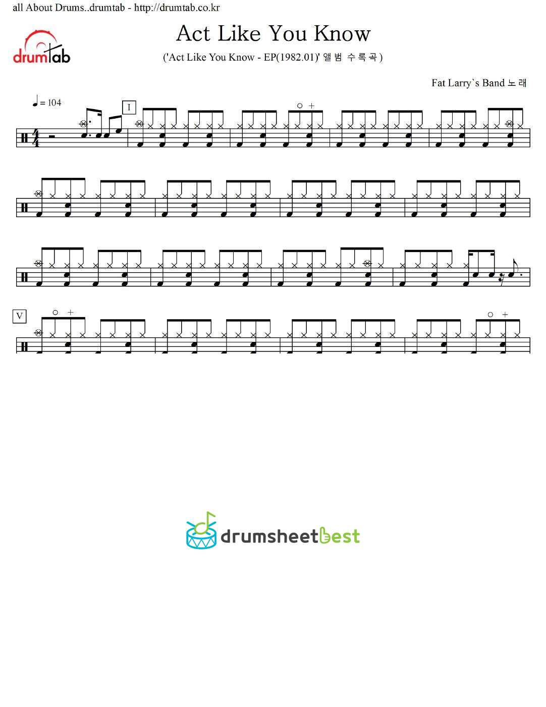 Act Like You Know preview page 1