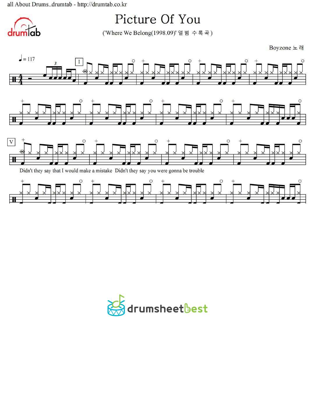 Picture Of You preview page 1