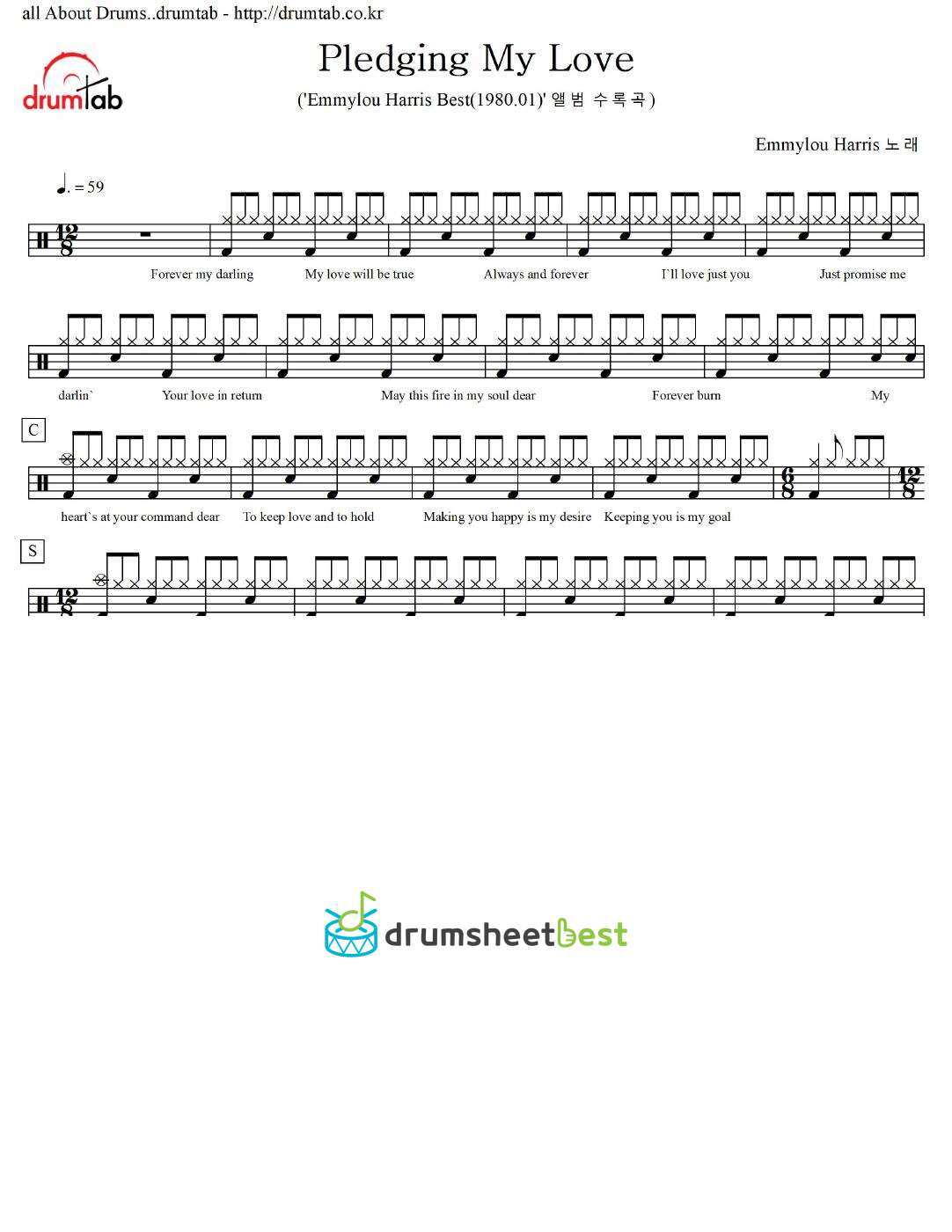 Pledging My Love preview page 1