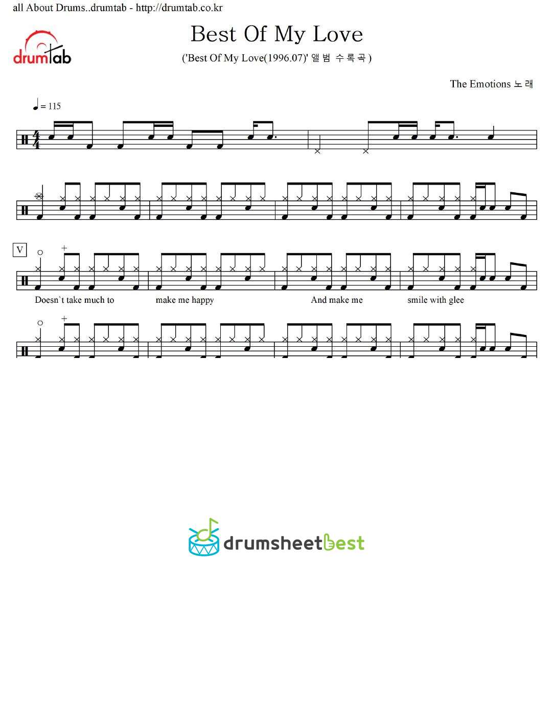 Best Of My Love preview page 1