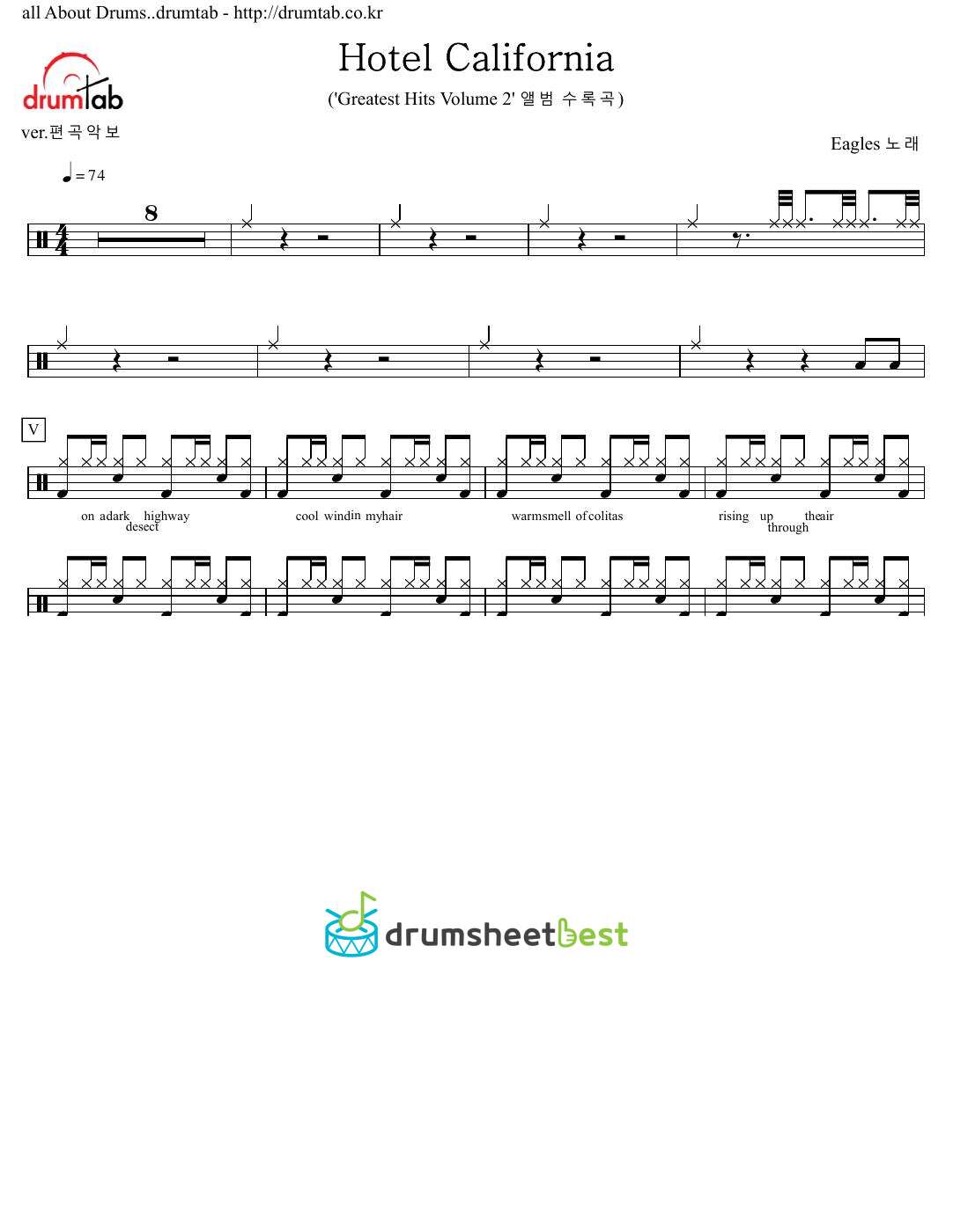 Hotel California preview page 1