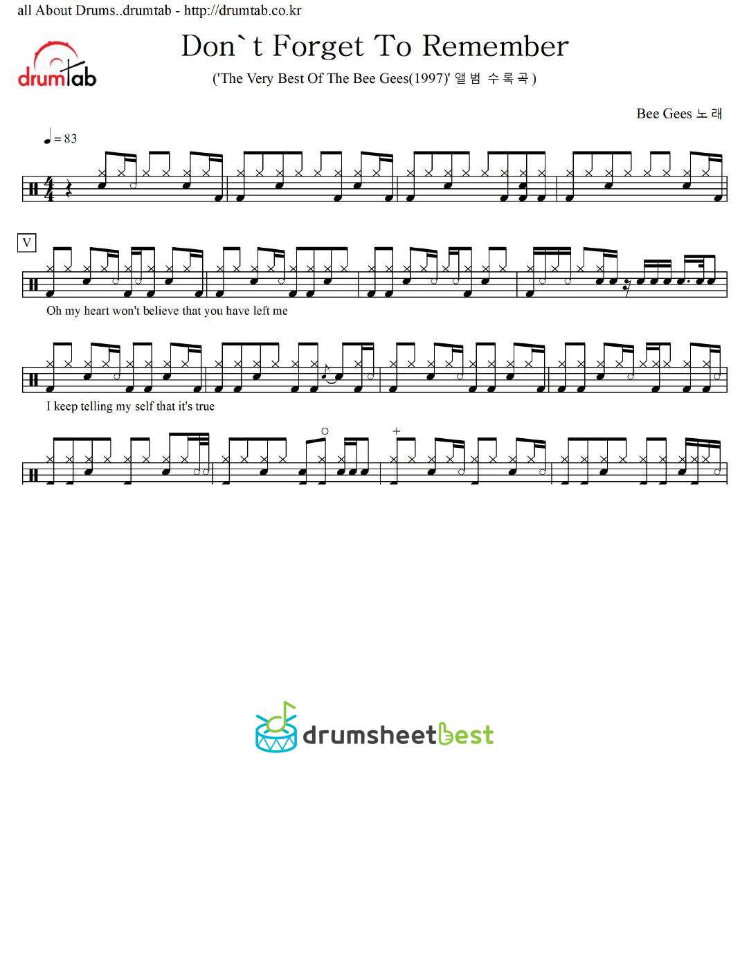 Don't Forget To Remember preview page 1