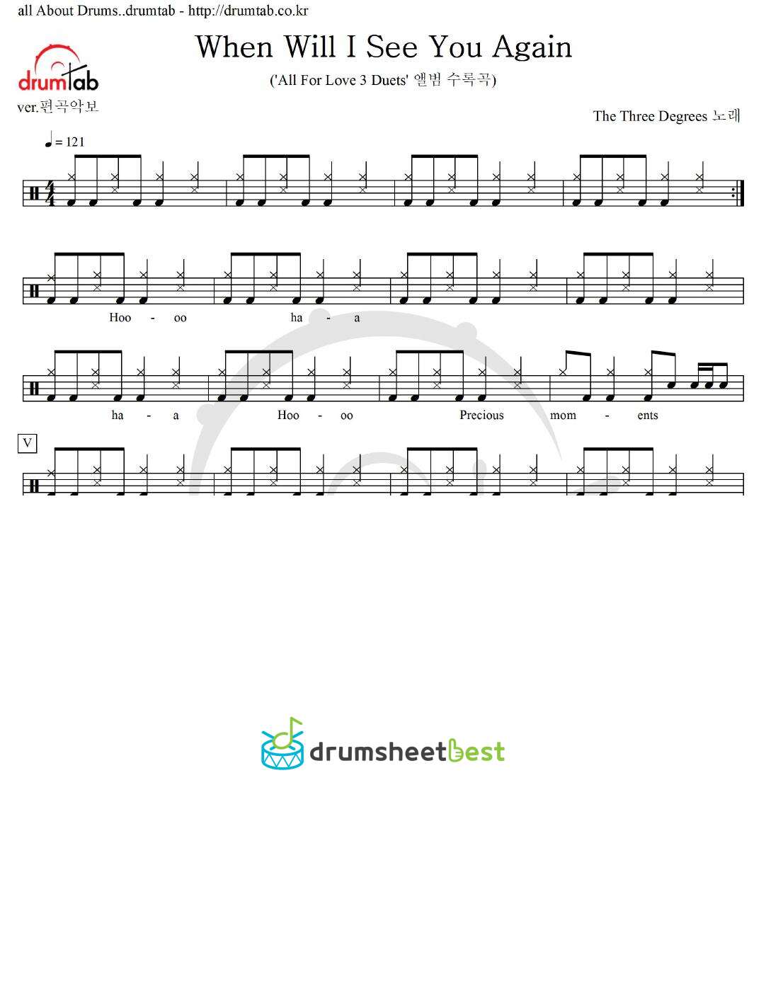 When Will I See You Again preview page 1