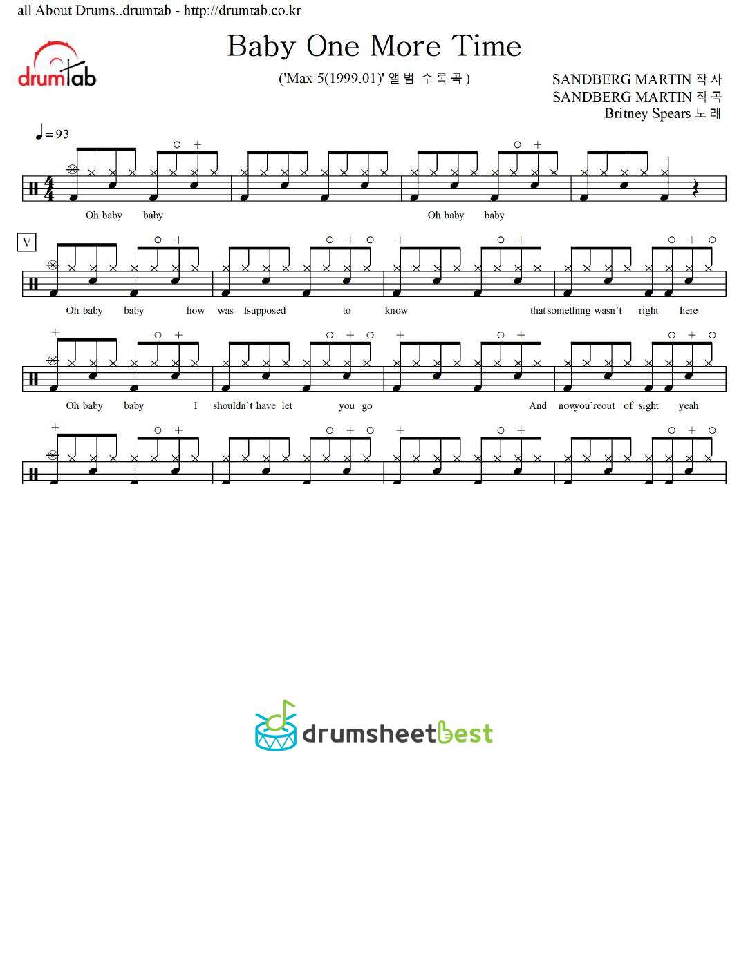 Baby One More Time preview page 1