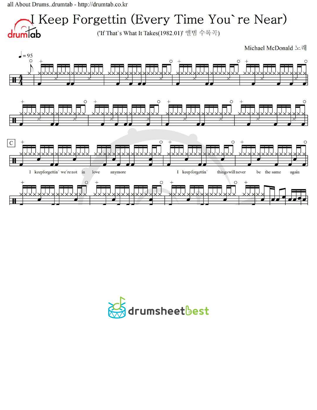 I Keep Forgettin (Every Time You're Near) preview page 1