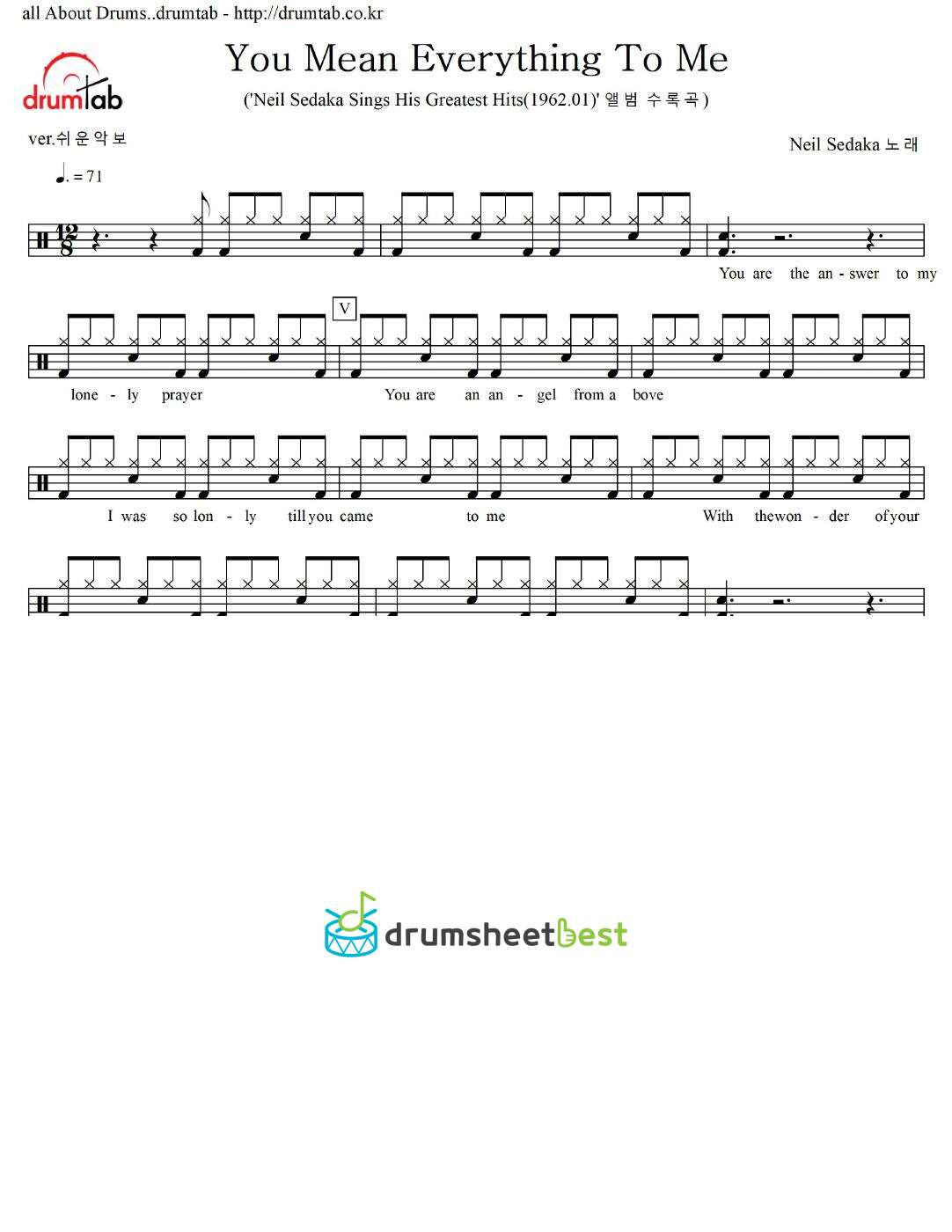 You Mean Everything To Me preview page 1