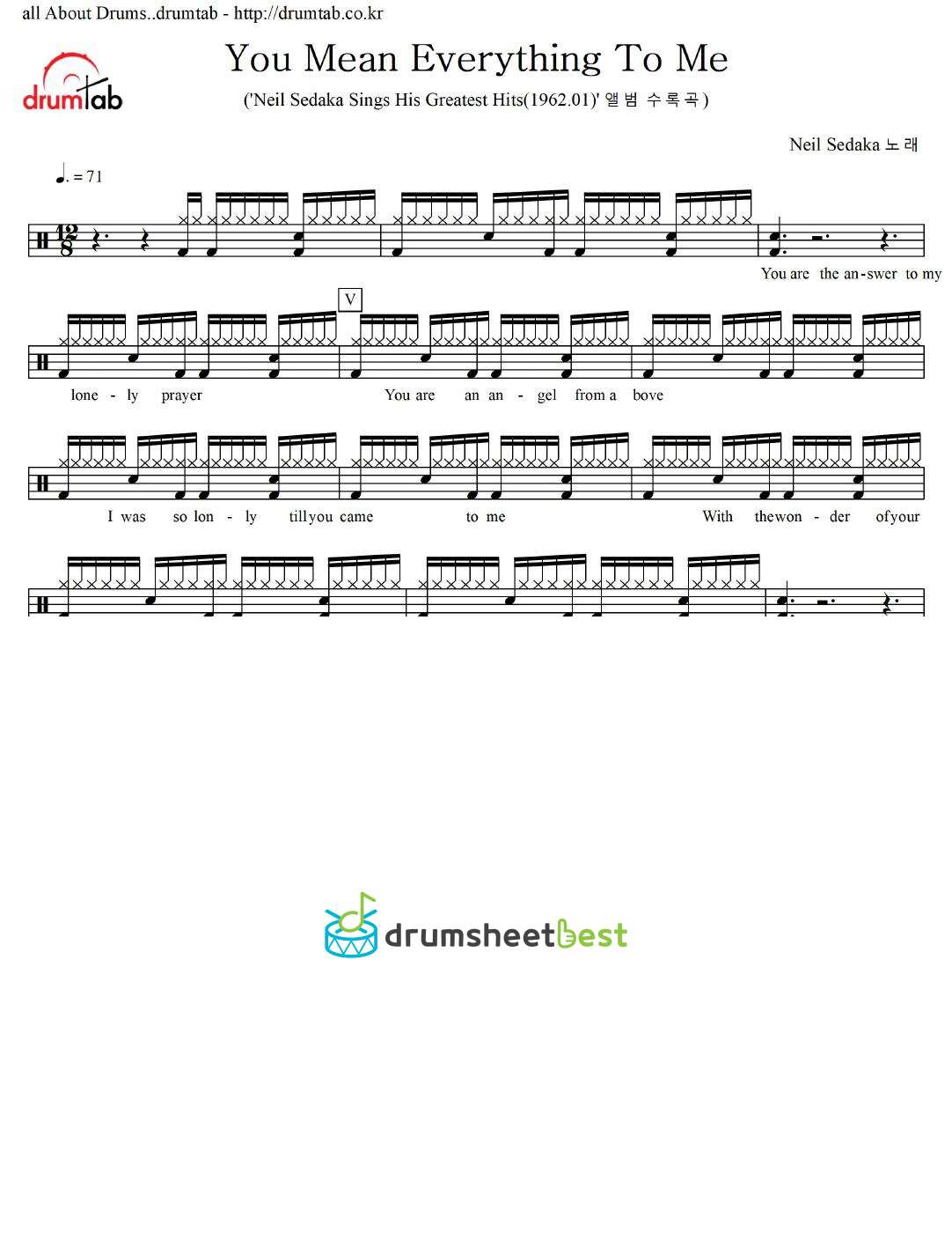 You Mean Everything To Me preview page 1