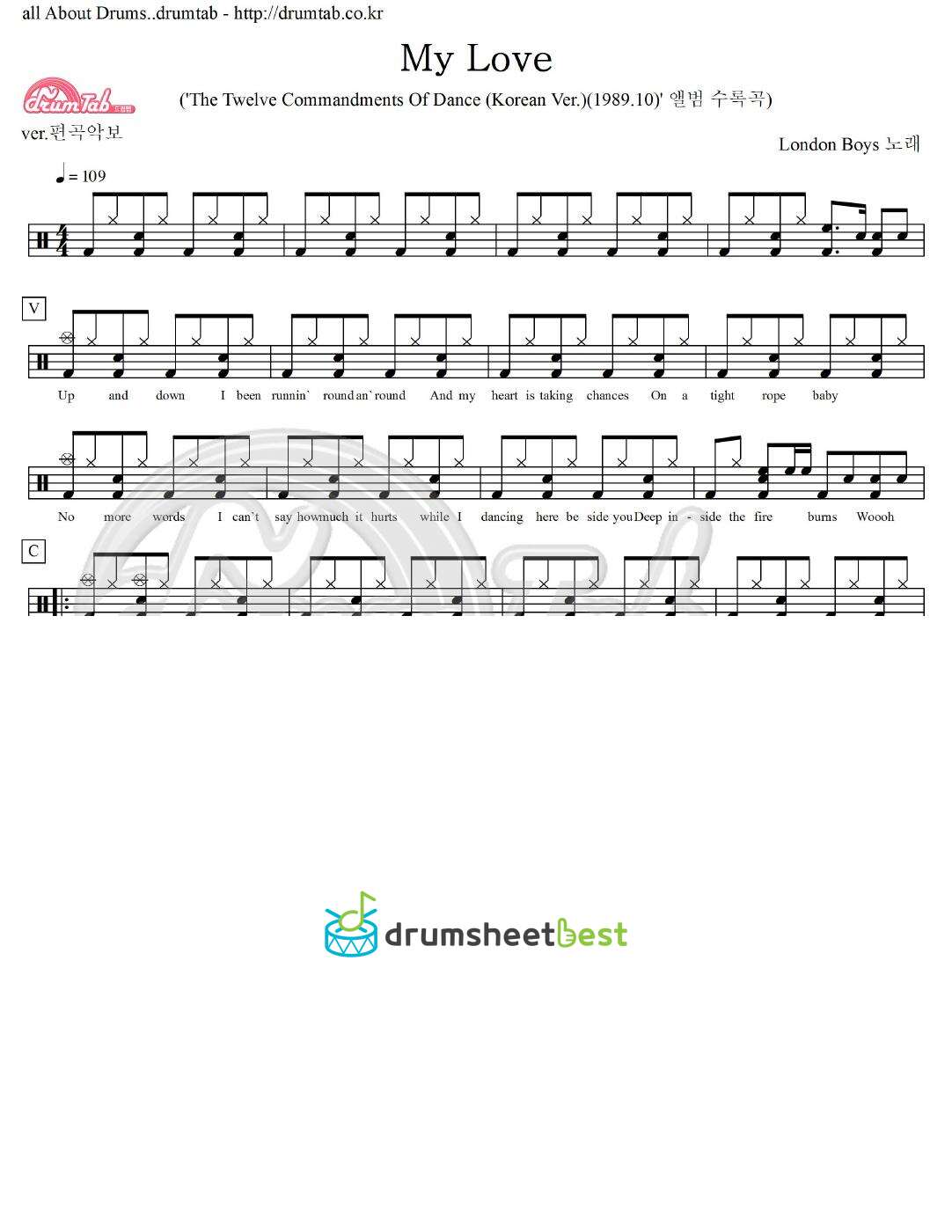 My Love preview page 1