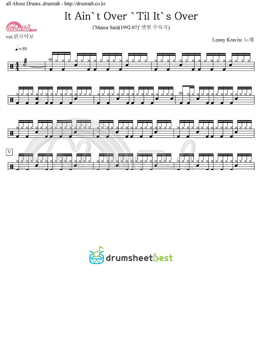 It Ain't Over 'Til It's Over preview page 1