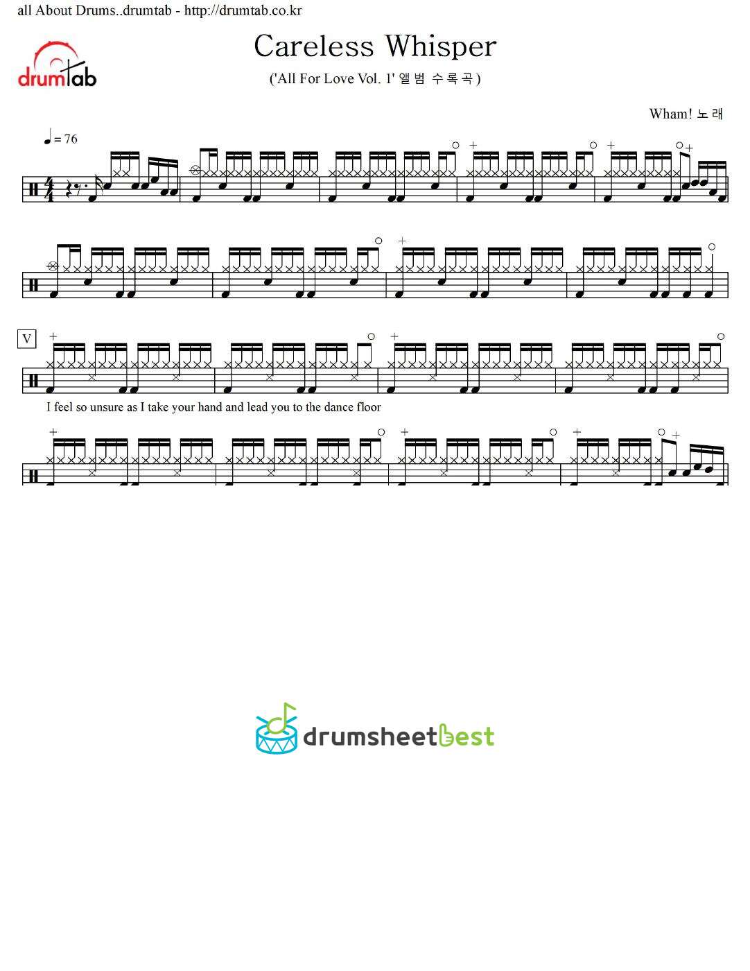 Careless Whisper preview page 1