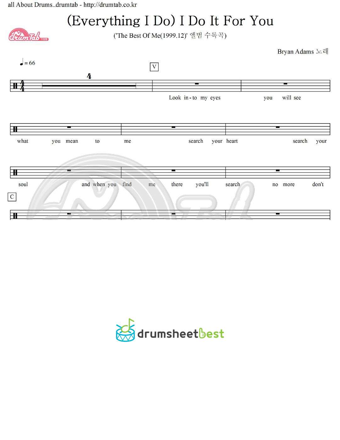 (Everything I Do) I Do It For You preview page 1