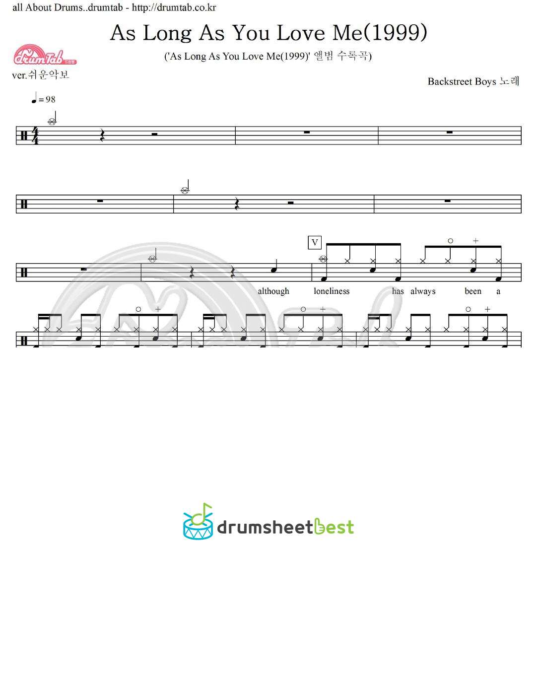 As Long As You Love Me preview page 1