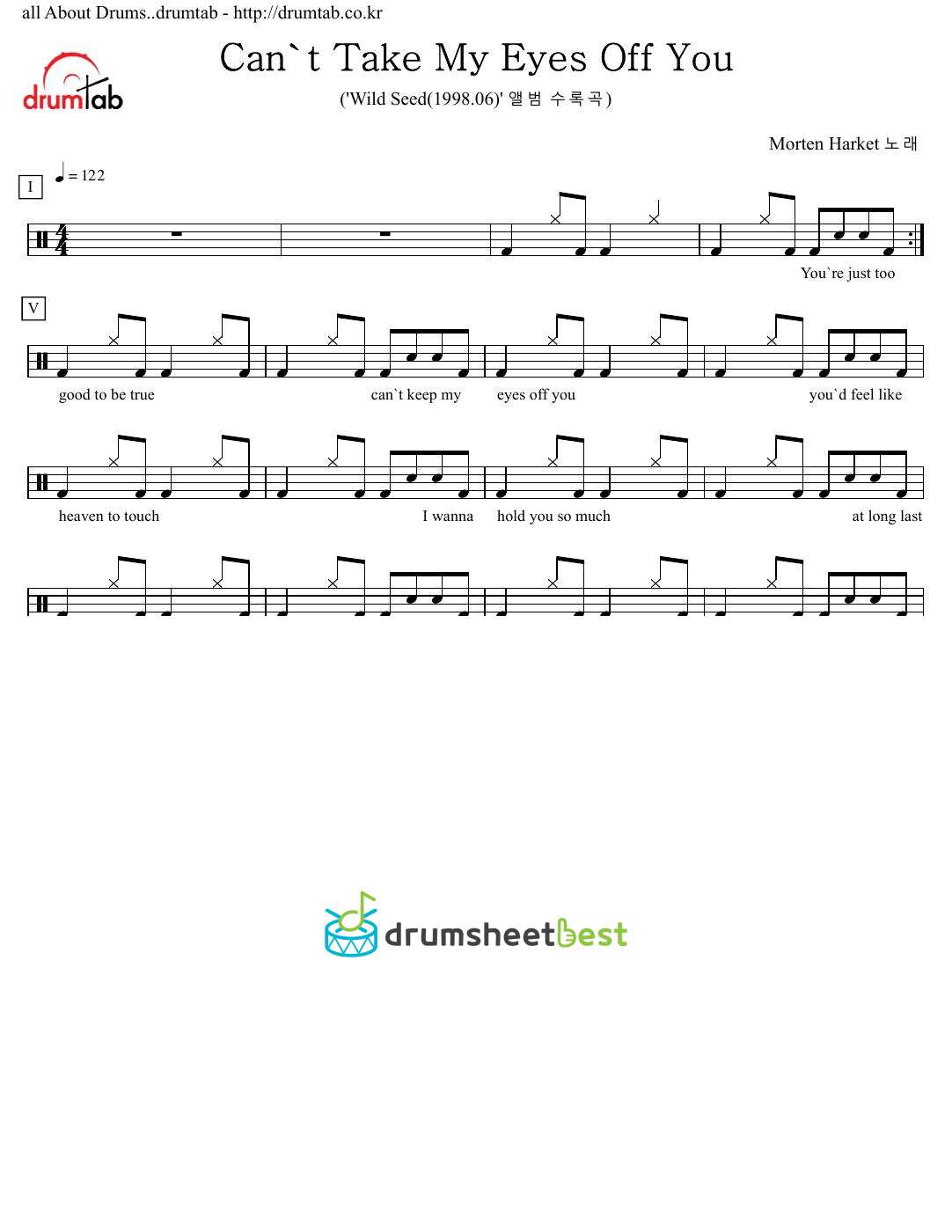 Can't Take My Eyes Off You preview page 1