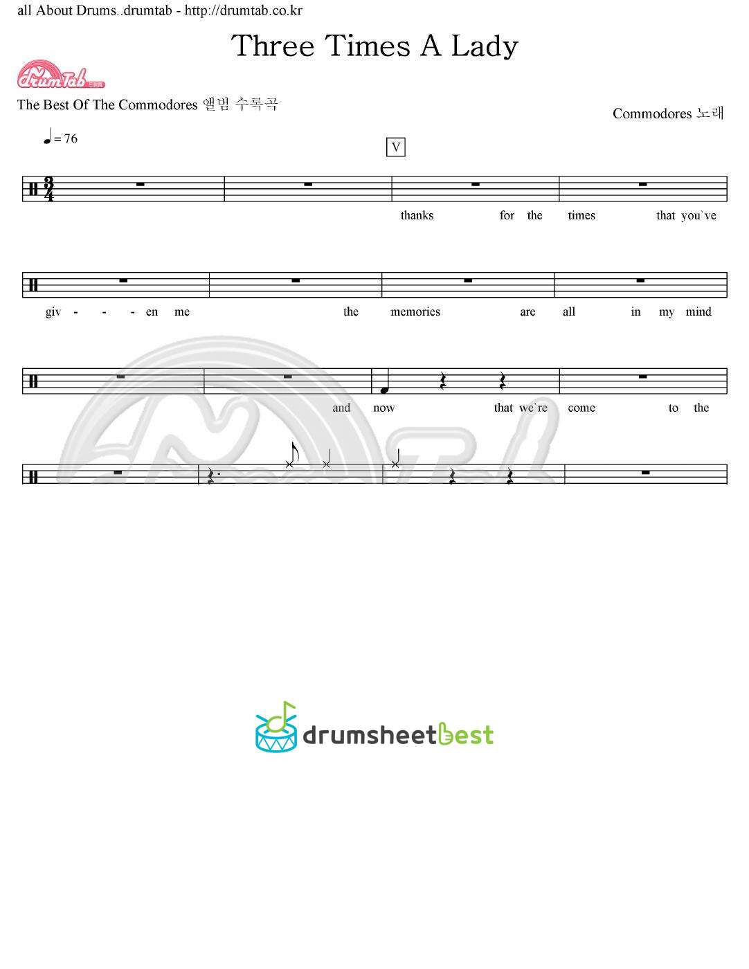 Three Times A Lady preview page 1