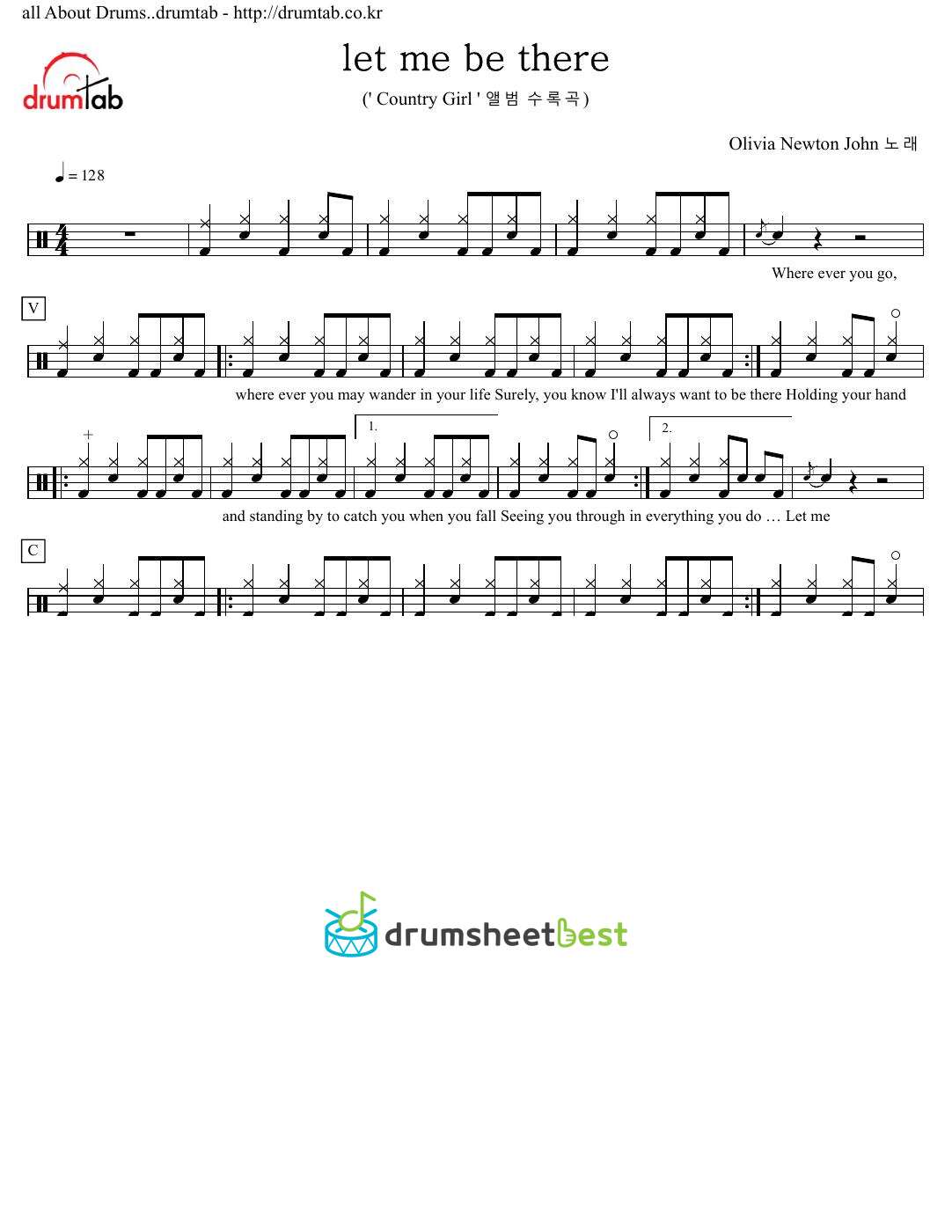 Let Me Be There preview page 1