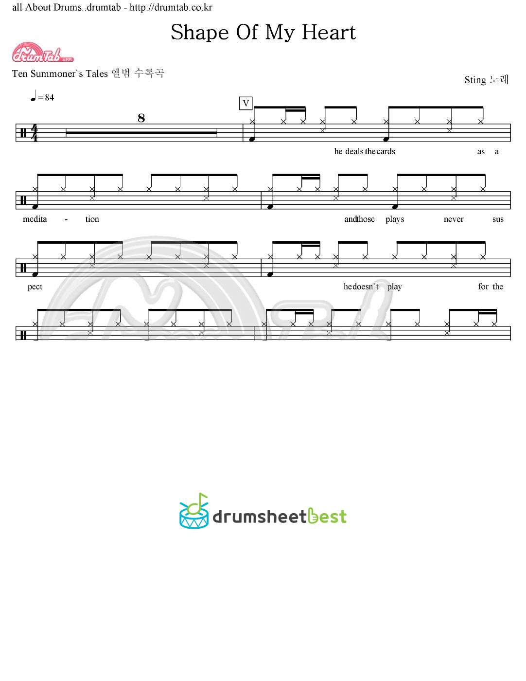 Shape Of My Heart preview page 1