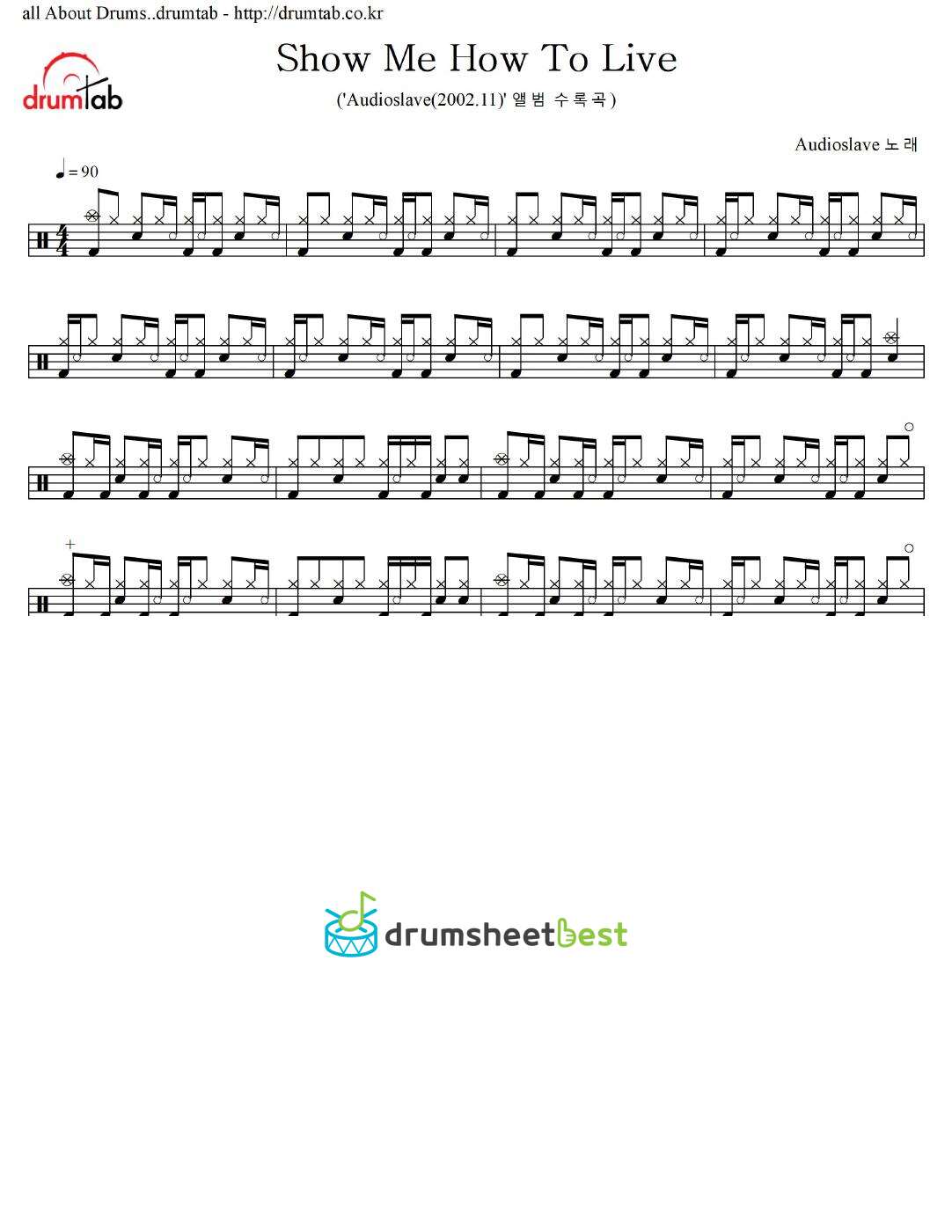 Show Me How To Live preview page 1