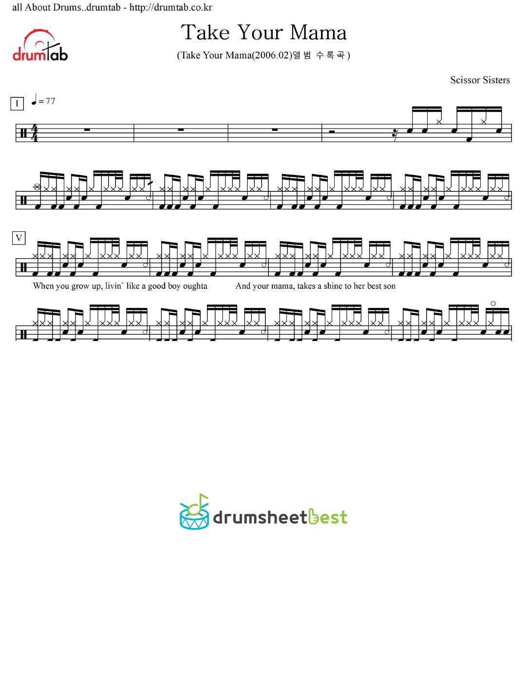 Take Your Mama preview page 1