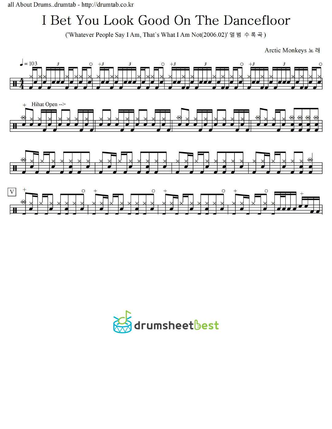 I Bet You Look Good On The Dancefloor preview page 1