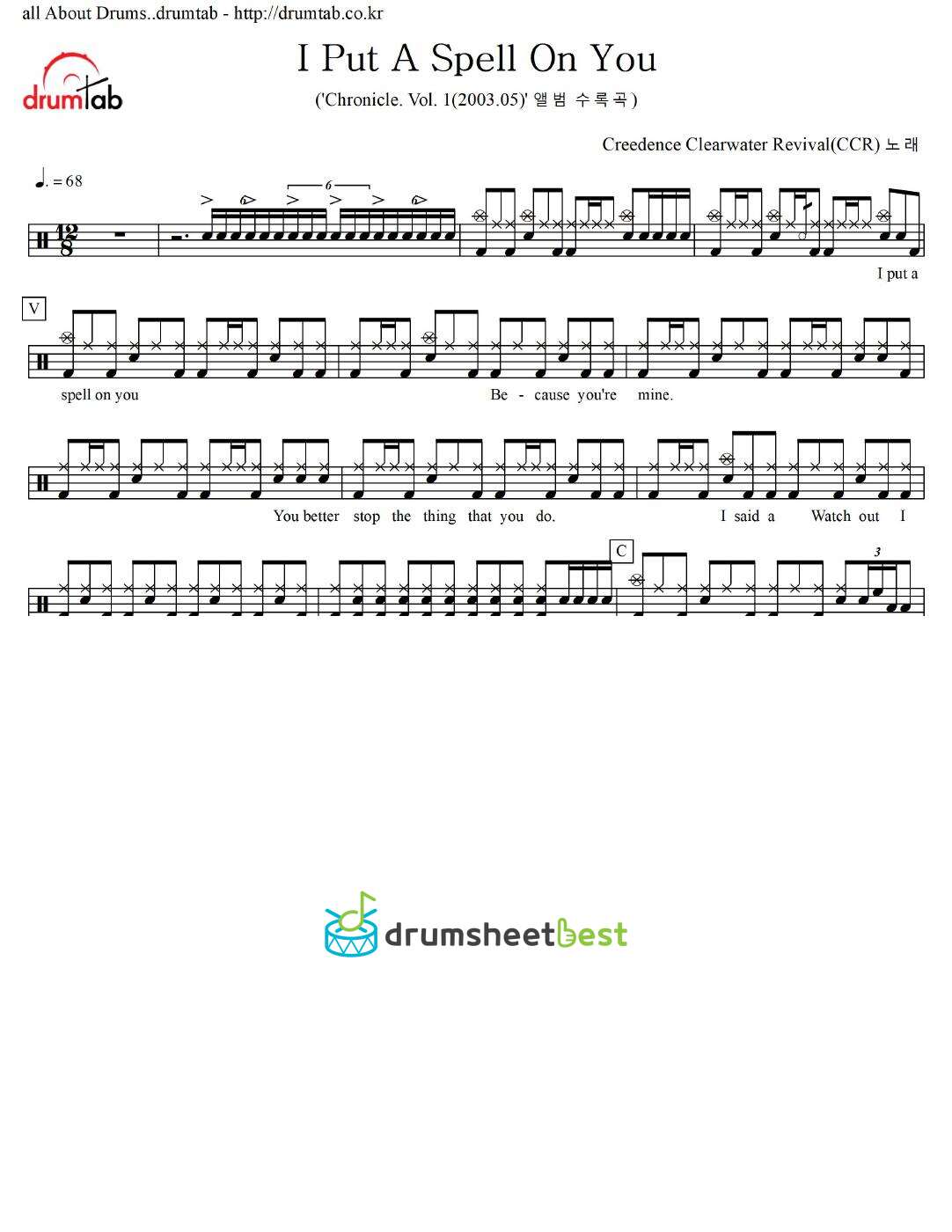 I Put A Spell On You preview page 1